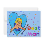Best Man Cupid Invitation