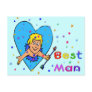 Best Man Cupid Post Cards