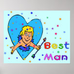 Best Man Cupid Print
