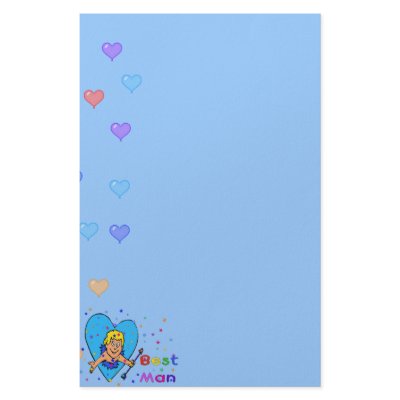Best Man Cupid Custom Stationery by orsobear