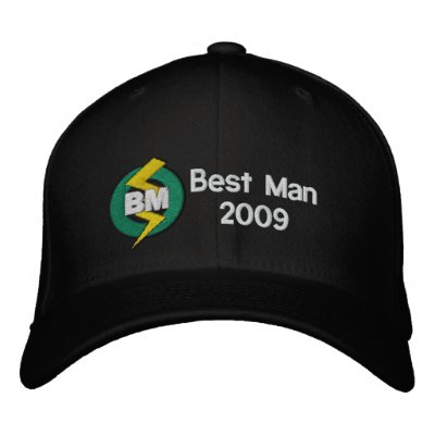 Best Man Embroidered Hat, Customizable by cutencomfy