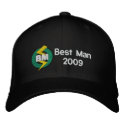 Best Man Embroidered Hat, Customizable embroidered hats