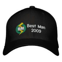 Best Man Embroidered Hat, Customizable