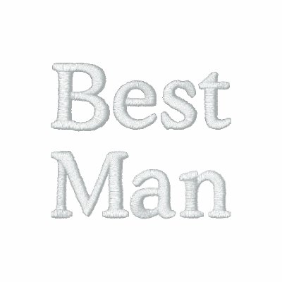 Best Man Embroidered jacket