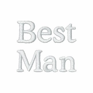 Best Man Embroidered jacket