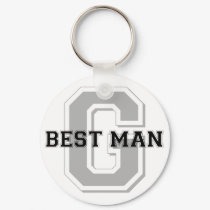 Best Man Groom Cheer keychains