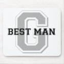 Best Man Groom Cheer mousepads
