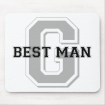 Best Man Groom Cheer mousepads