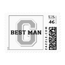 Best Man Groom Cheer Stamp
