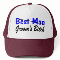 Best Man Grooms Bitch Mesh Hat