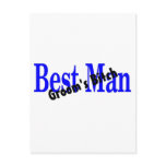 Best Man Grooms Bitch Postcard