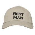Best Man Hat embroideredhat