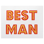 Best Man Personalized Letterhead