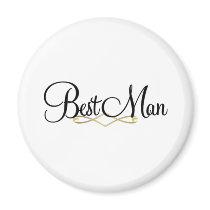 Best Man Refrigerator Magnets