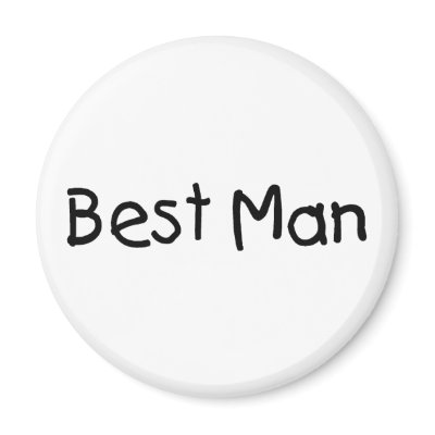 Best Man Fridge Magnet