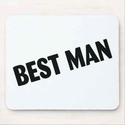 Best Man Mouse Pad