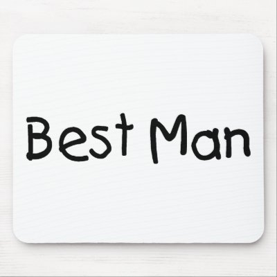 Best Man Mouse Pad