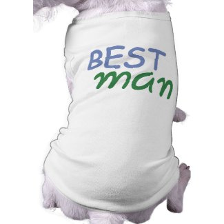 Best Man pet T-shirt petshirt