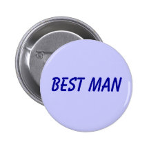 Best Man Pinback Button