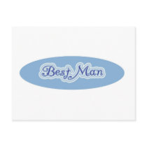 Best Man Post Card