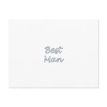 Best Man Post Cards
