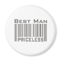 Best Man Priceless Refrigerator Magnets