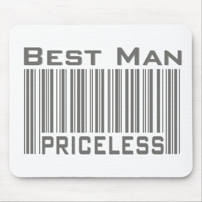 Best Man Priceless Mouse Pad by TeeShirtsTShirts