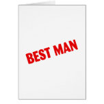 Best Man Red Card