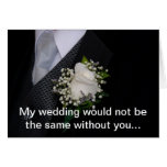 Best Man Request Card
