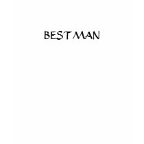 BEST MAN - shirt