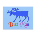 Best Man Stag Post Card