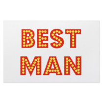 Best Man stationery