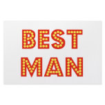 Best Man Stationery Paper