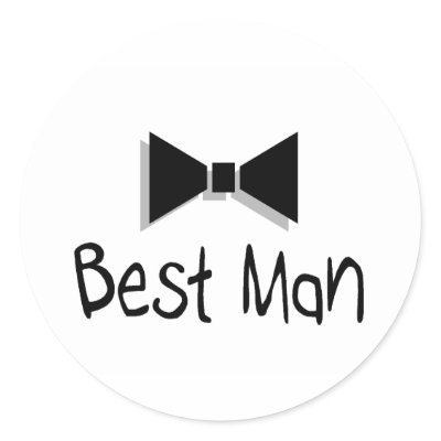 Best Man Stickers