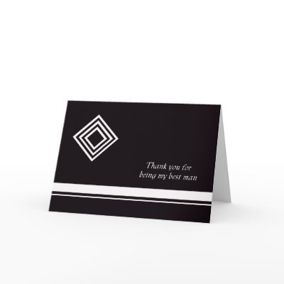 Best Man Thank You Card by KathyHenis