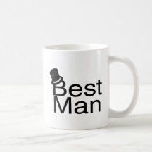 Best Man Top Hat Coffee Mug