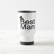 Best Man Top Hat Mugs