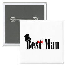Best Man Top Hat Pins