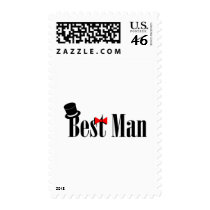 Best Man Top Hat Postage