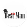 Best Man Top Hat Stickers