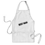 Best Man Wedding Black Apron