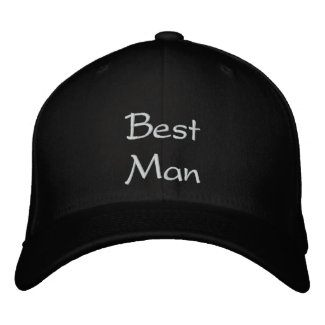 BEST MAN WEDDING CAP embroideredhat