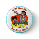Best Man Wedding ID Button by Aquavel Best Man Wedding ID Button
