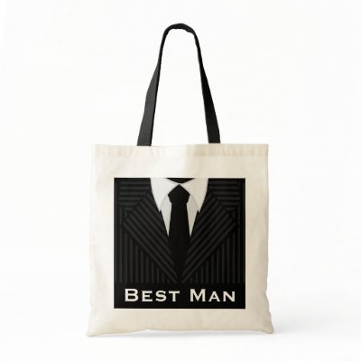 Best Man Wedding Party Attendant Budget Tote Bag by sunnymars