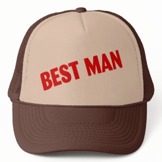 Best Man Wedding Red hat