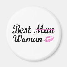 Best Man Woman Fridge Magnet