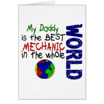 Best Mechanic In World 2 (Daddy) Greeting Card