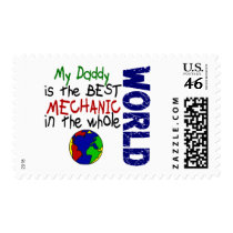 Best Mechanic In World 2 (Daddy) Postage Stamps