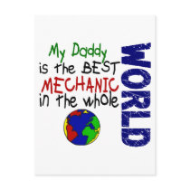 Best Mechanic In World 2 (Daddy) Post Cards