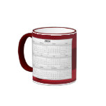 Best Mom 2012 Calendar Red Ornaments Coffee Mug